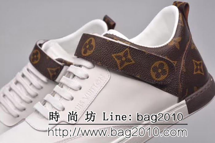路易威登LV 高端狠貨 原版絲綢皮時尚休閒運動低幫男鞋 8FX2050